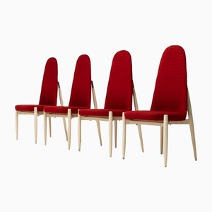 Chaises de Salle à Manger par M. Navratil, Tchécoslovaquie, 1970s, Set de 4