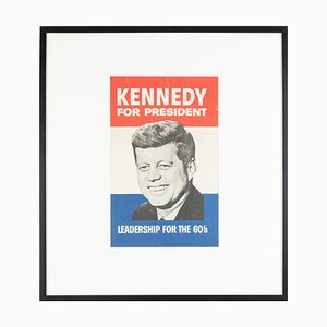 John F. Kennedy Campaign Poster, 1960s