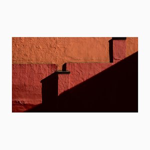 John C. Magee, Orange and Shadow with Red, carta fotografica