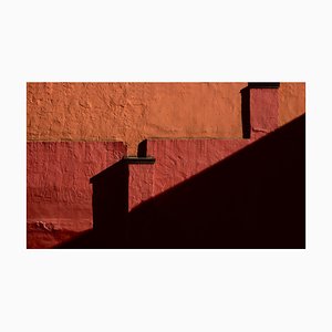 John C. Magee, Orange and Shadow with Red, Photographic Paper