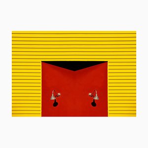 John C. Magee, Yellow Rendered Architecture, Photographic Paper
