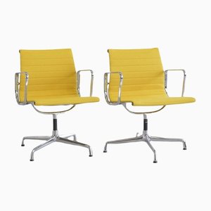 Vintage Aluminium EA108 Bürostühle von Charles & Ray Eames für Vitra, 2er Set