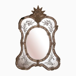 Espejo Benertian de cristal de Murano Santodo de Fratelli Tosi