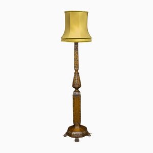 Early 20th Century Oak Standard Floor Lamp