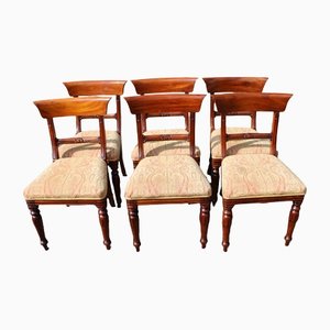 Mahogany Barback Dining Chairs, 1960s, Set of 6