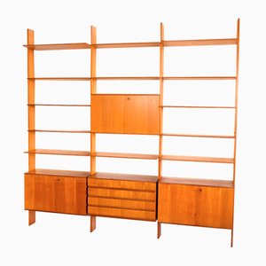 Standing Modular Wall Unit by Peter Petrides for Interna Wandmöbel, Germany, 1970, Set of 21