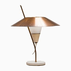 Modernist Table Lamp in the Style of Louis Kalff, 1950s