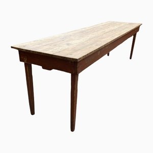 Large Estaminet Table in Wood