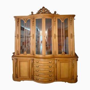 20th Century Vintage Solid Wood Display Cabinet