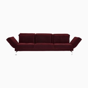 Rotes Brühl Moule 3-Sitzer Sofa mit Relax Funktion