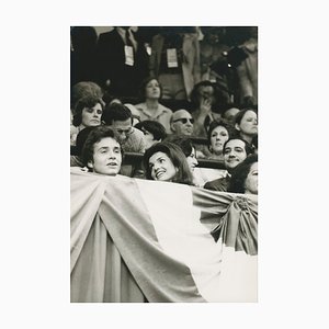Jackie Kennedy Onassis, Madison Square Garden, 1970er, Schwarz-Weiß-Fotografie