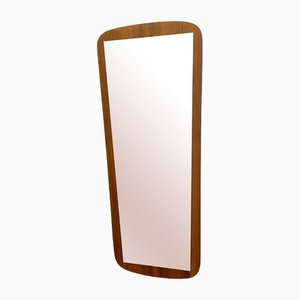 Mid-Century Wall Mirror with Wooden Frame, 1960s