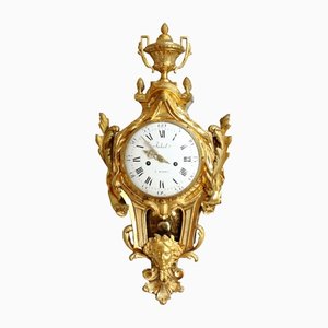 Reloj de pared Louis XVI grande, París, década de 1770