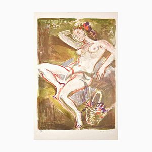 Andre Planson, Woman, Original Lithograph, Late 20th-Century