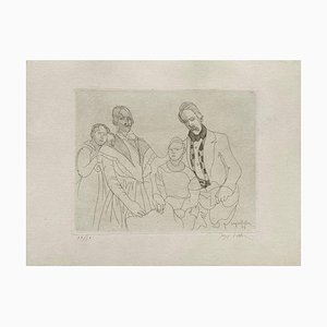 Jacques Villon, Daguereotype N ° 2, 1927, Grabado sobre papel verjurado