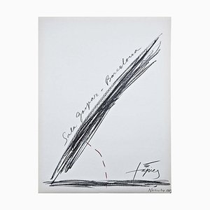 Antoni Tàpies, Ausstellung, 1969, Lithographie