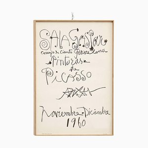 Pablo Picasso, Zeichnungen Ausstellung, 1960er, Lithographie