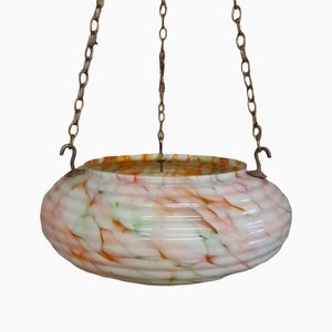 Art Deco Flycatcher Lampshade with Chain for Hanging