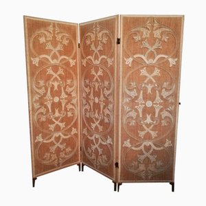 Italian Hand Embroidered Room Divider, 1900s
