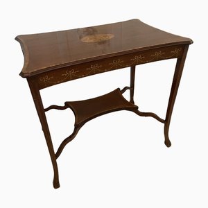 Antique Edwardian Mahogany Inlaid Centre Table