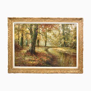 Kees Terlouw, Landscape Painting, Oil on Canvas, Framed