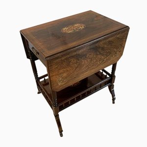 Centre de Table Victorien Antique en Palissandre