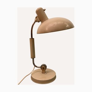 Lámpara de escritorio Bauhaus austriaca vintage en crema de Christian Dell para Koranda, Vienna, años 30