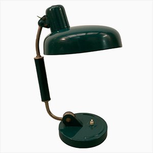 Lampe de Bureau Bauhaus Vintage Turquoise par Christian Dell pour Koranda, Vienna, 1930s