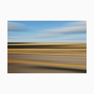 Mint Images, Blurred Road and Sky Abstract, Near Holbrook, Arizona, Papel fotográfico