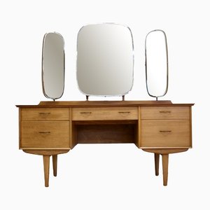 Mid-Century Dressing Table in Walnut by Alfred Cox for Heals, 1950s