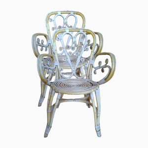 Set of Wicker Armchairs