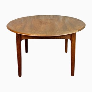 Table de Salle à Manger Mid-Century en Teck par Svend Aage Madsen pour Knudsen & Son