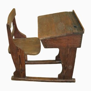 English Elm Children's School Desk