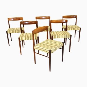 Chairs in Rosewood by H W Klein for Bramin, Denmark, 1960, Set of 6