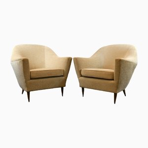Armchairs by Ico Parisi for Ariberto Colombo, 1950s, Set of 2