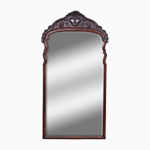 Antique Dutch Mantel Mirror in Mahogany