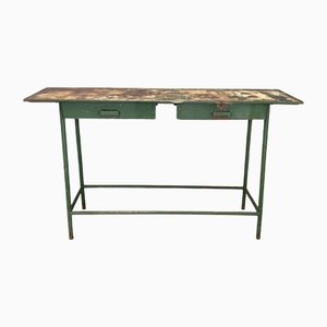 Italian Industrial Console Table, 1950s