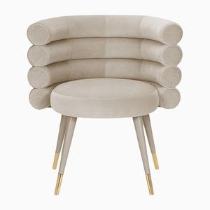 Chaise Marshmallow Grise par Royal Stranger