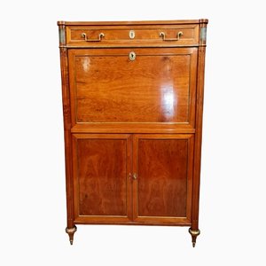 Louis XVI Secretaire or Cabinet in Mahogany with Blonde Patina, 1900s