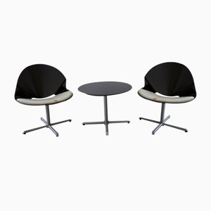 Rex Easy Chair and Table Set by Christina Strand, Set of 3