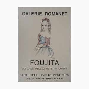 Póster Léonard Tsuguharu Foujita, Girl with a Dress, 1975