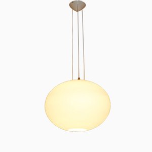 Lampe à Suspension Ronde Vintage par Uno Kristiansson pour Luxus, 1954