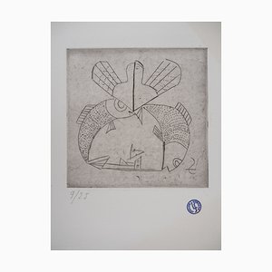 Léopold Survage, Fishes, 20th-Century, Original Etching