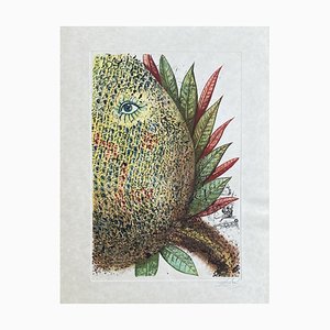 Salvador Dali, Fleurs rêvées, Pineapple, 1967, Original Etching