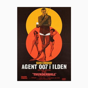 Affiche de Film Thunderball, Danemark, 1960s