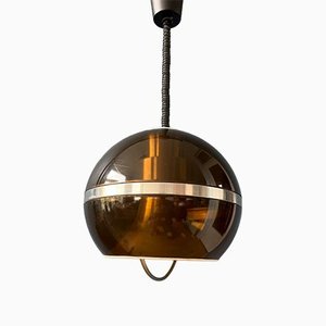 Mid-Century Space Age Globe Pendant Lamp from Dijkstra, 1970s