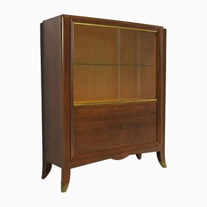 Art Deco Walnut Showcase or Cabinet