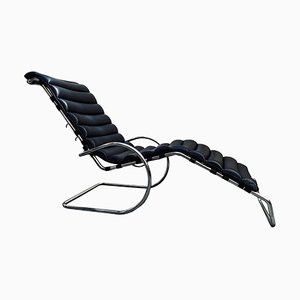 Chaise longue regolabile di Mies Van Der Rohe per Knoll International, Italia, anni '70