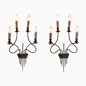 Mid-Century Wall Sconces by Guglielmo Ulrich, Set of 2