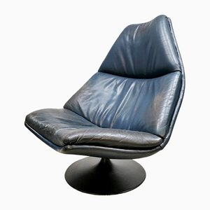 Mid-Century F511 Swivel Chair by Geoffrey Harcourt for Artifort